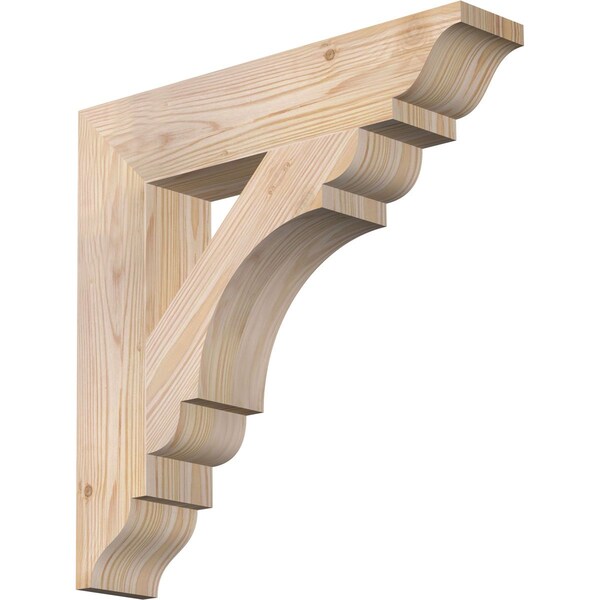 Ekena Millwork Olympic Traditional Smooth Bracket, Douglas Fir, 3 1/2"W x 18"D x 18"H BKT04X18X18OLY01SDF - main